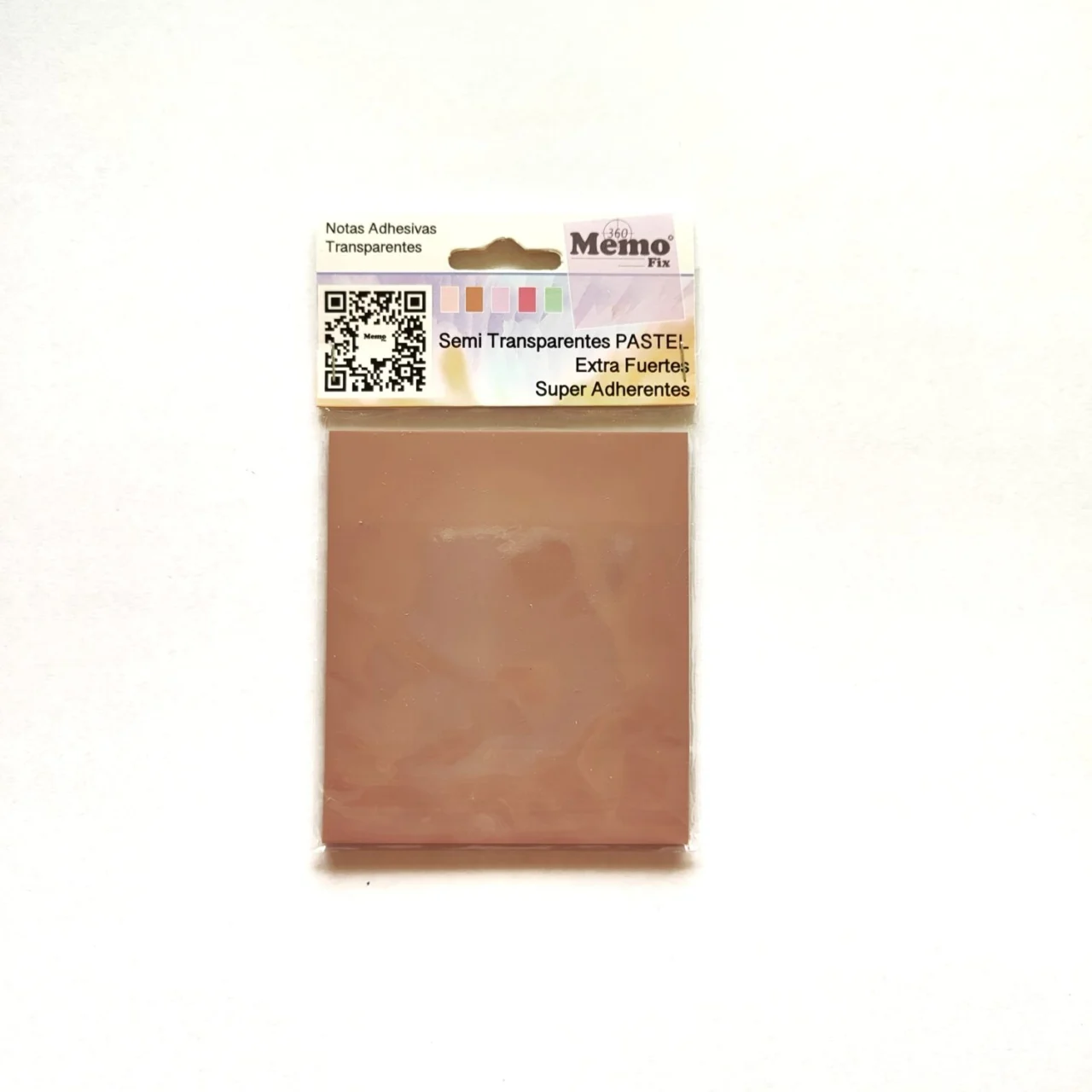 Adhesivas Transparentes Colores pastel 80 x 90 mm
