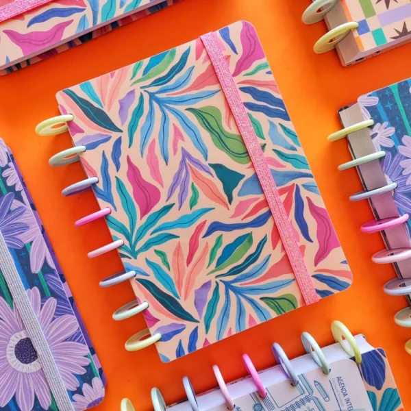 Agenda Con Discos Semanal A5 "Susurros del jardín"