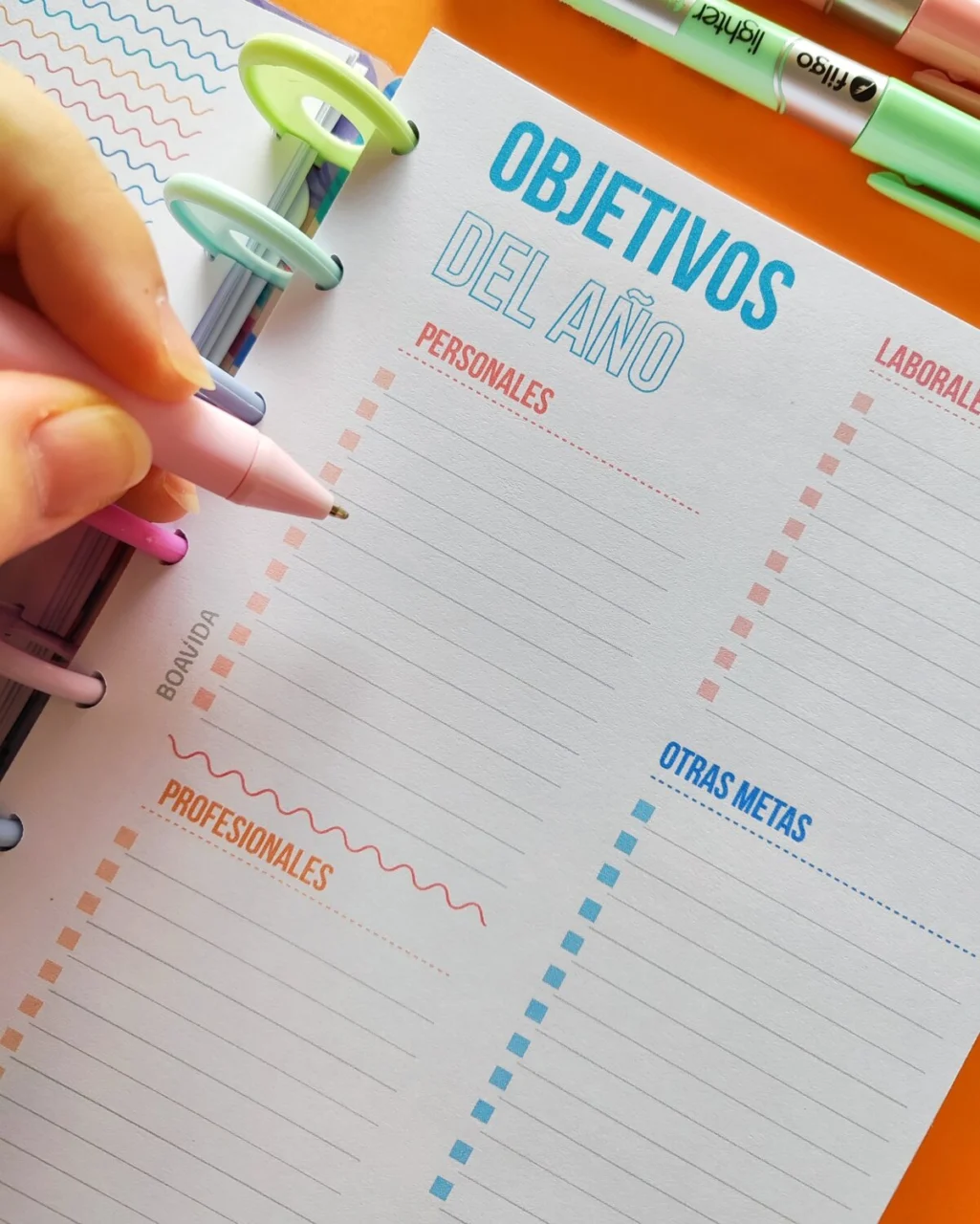 Agenda Con Discos Diaria A5 "Boreal Pop" (Con Discos)