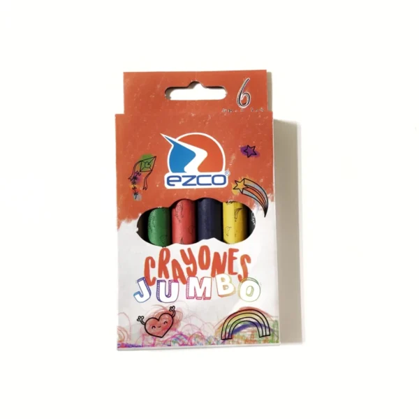 Crayones Ezco Jumbo x 6 colores