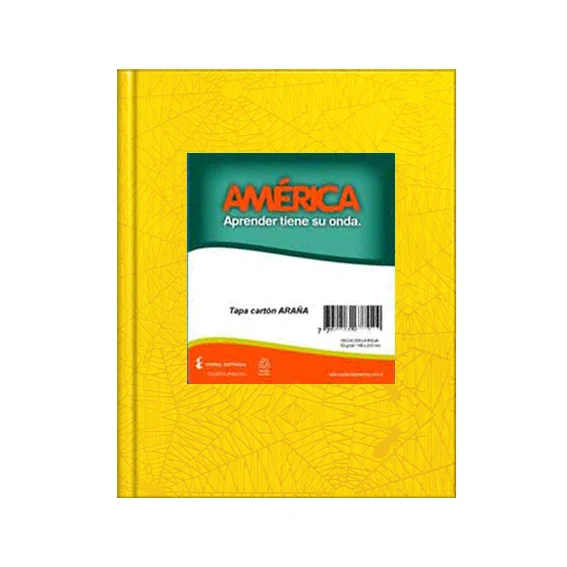 Cuaderno América araña 42 hojas rayado