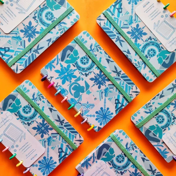 Cuaderno Con Discos A5 - Blue Lisbon