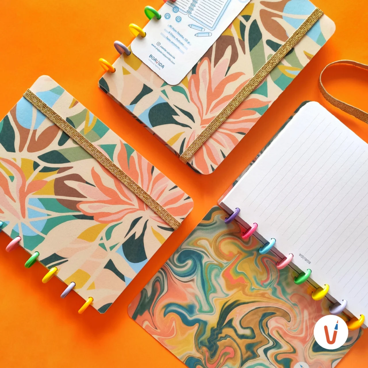 Cuaderno Con Discos A5 - Boa Botánica