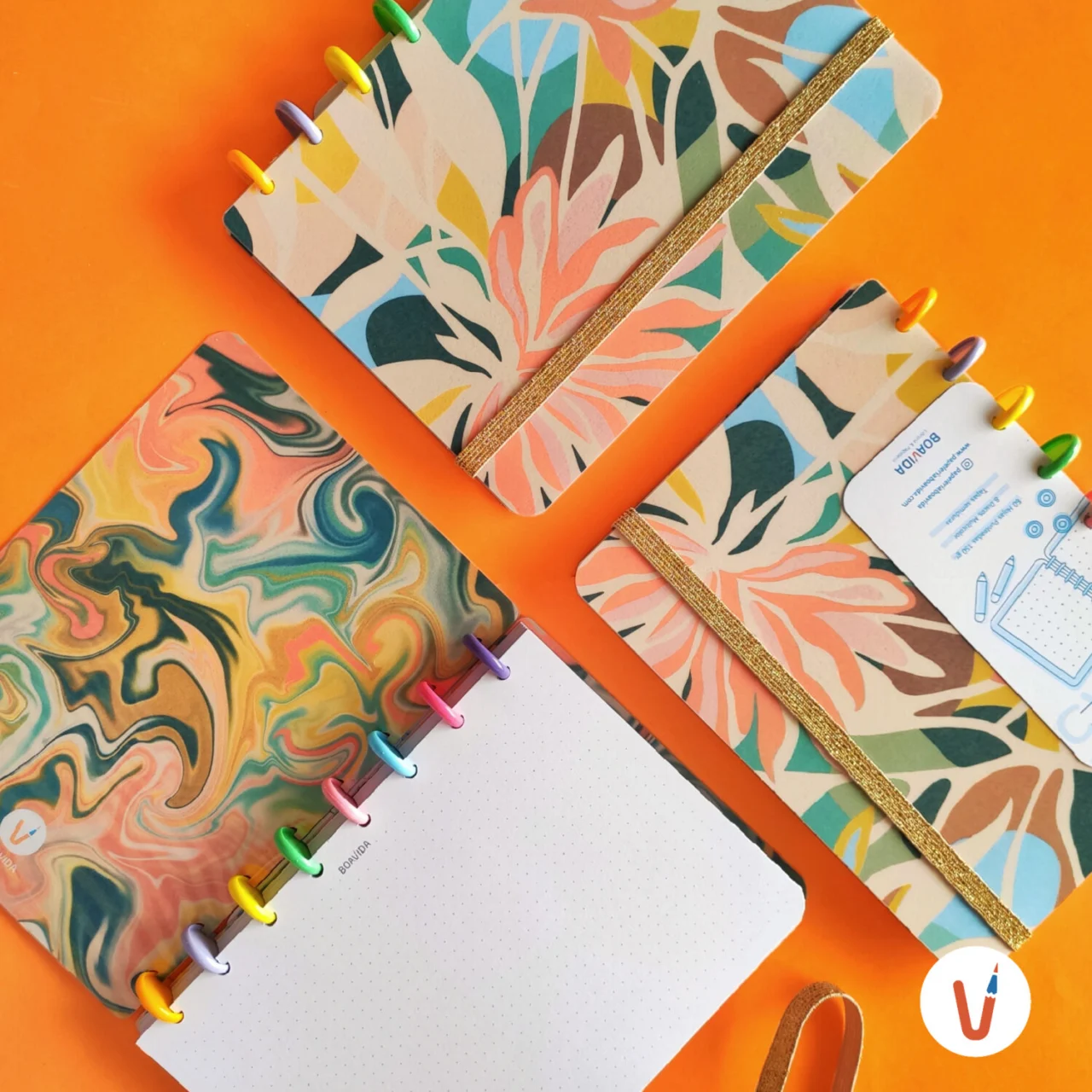 Cuaderno Con Discos A5 - Boa Botánica