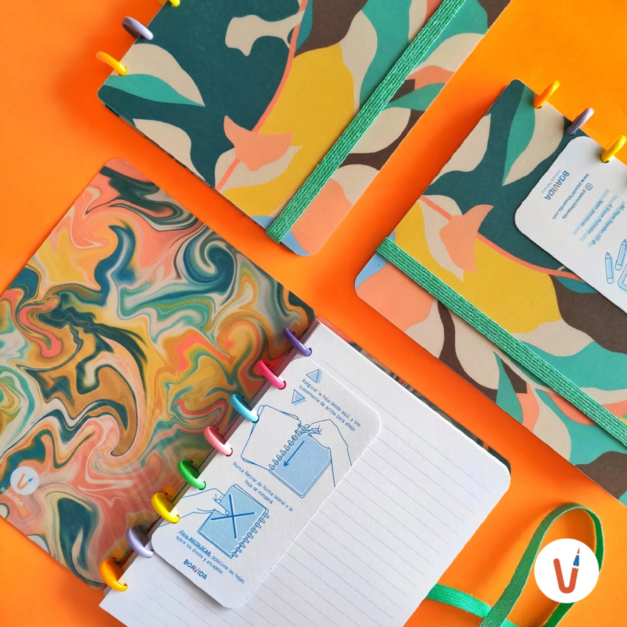 Cuaderno Con Discos A5 - Otoño en colores
