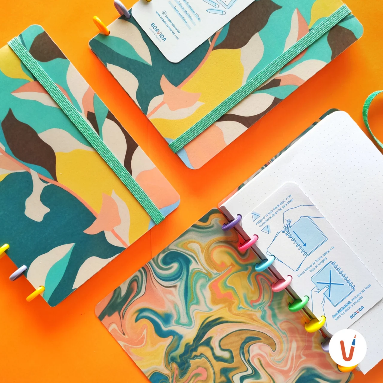 Cuaderno Con Discos A5 - Otoño en colores