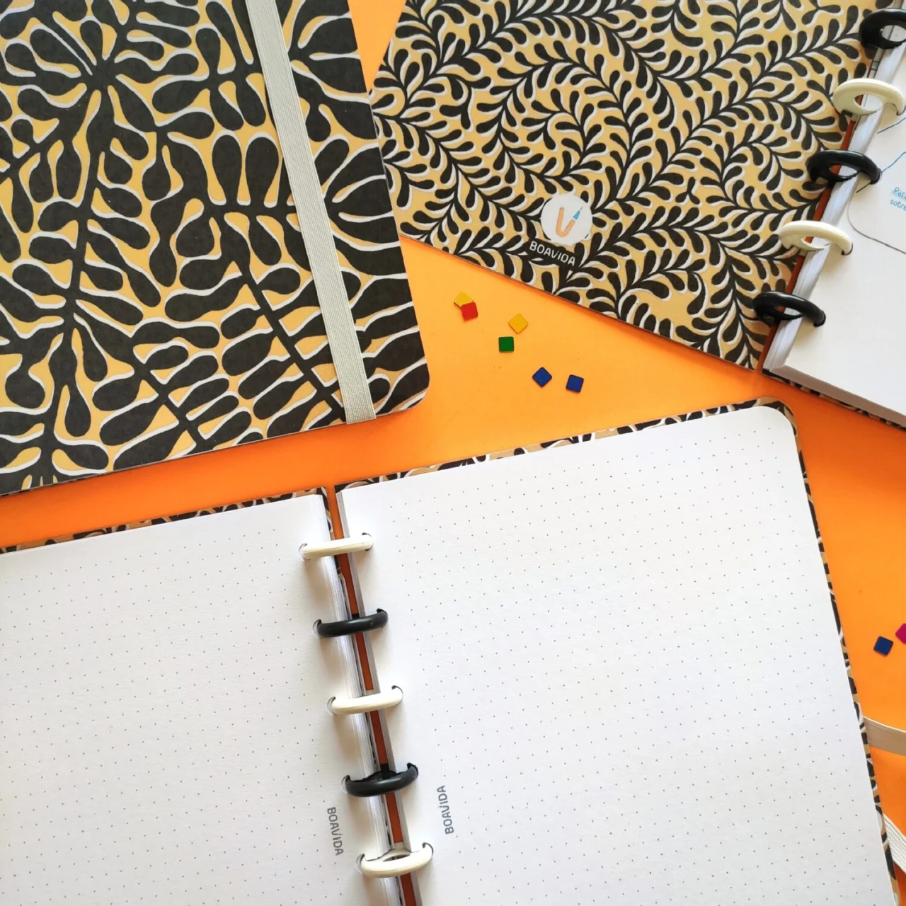 Cuaderno Con Discos A5 - Sombras Naturales
