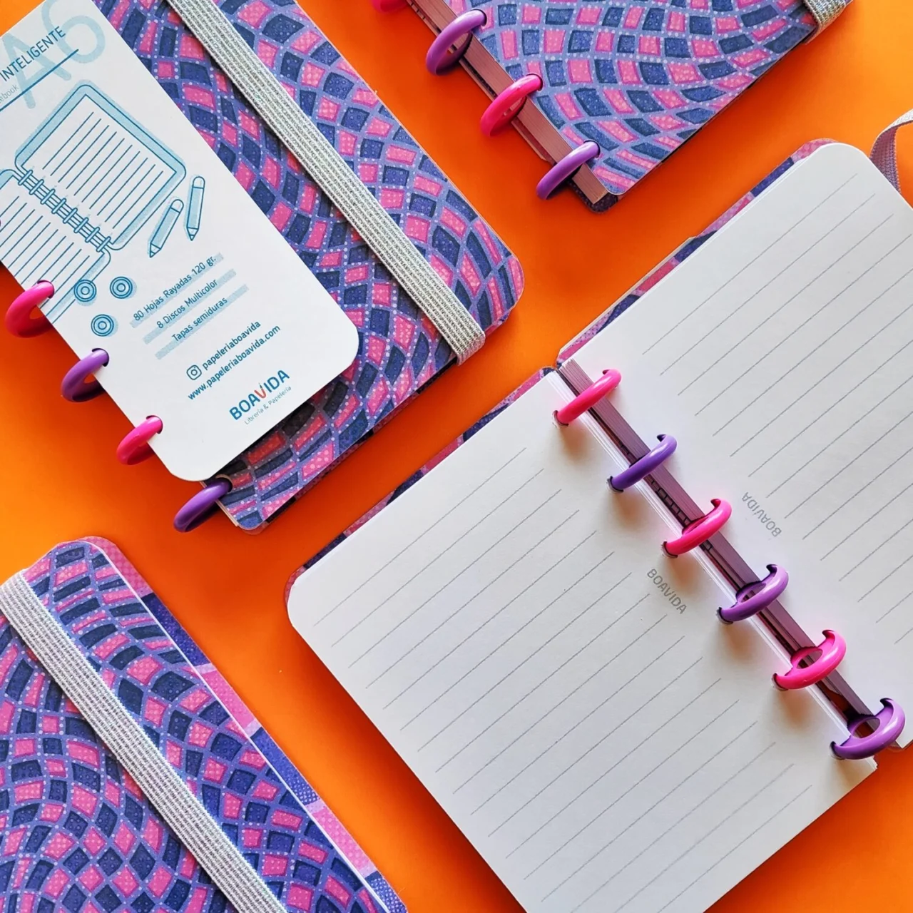Cuaderno Con Discos A6 - Psychedelic