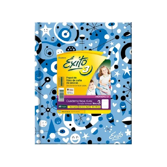Cuaderno lunares Éxito Fantasia 48 hojas rayada