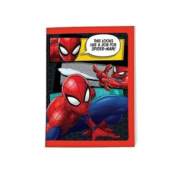 Cuaderno Mooving - Spider man - tapa flexible 48 hojas - rayado
