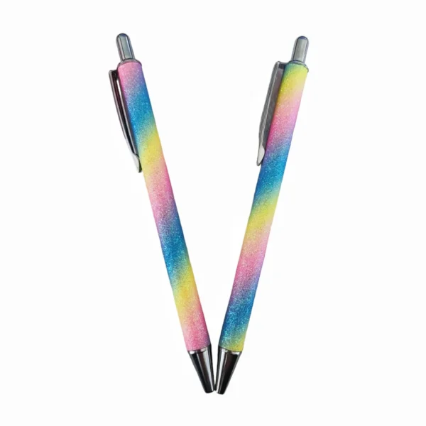 Lapicera Arcoíris Glitter