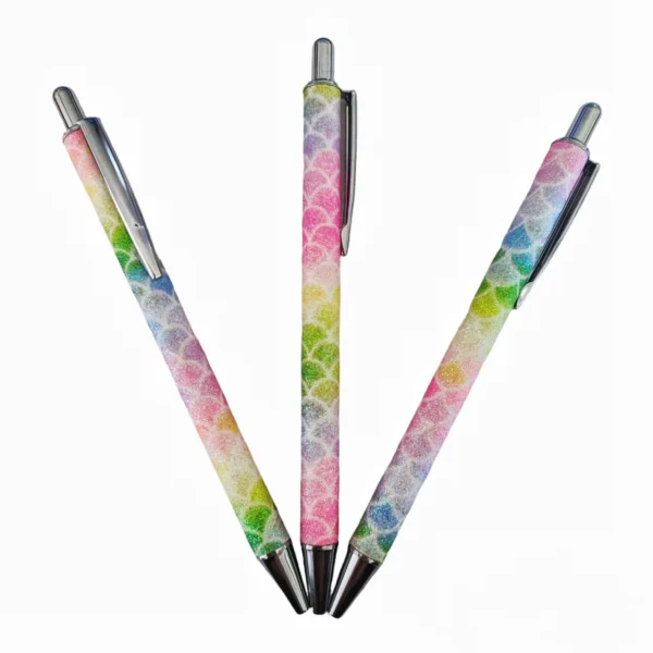 Lapicera Escamas Glitter