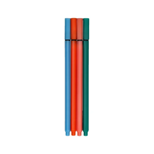 Microfibras x 4 colores - punta 0.4 mm