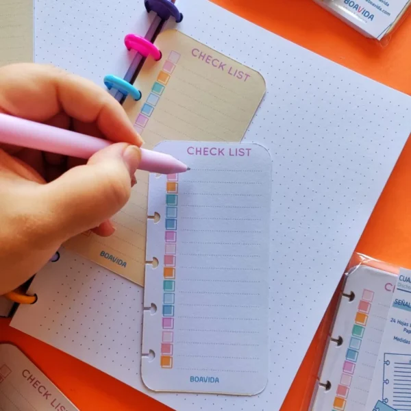 Mini Notas - "Check List Candy"