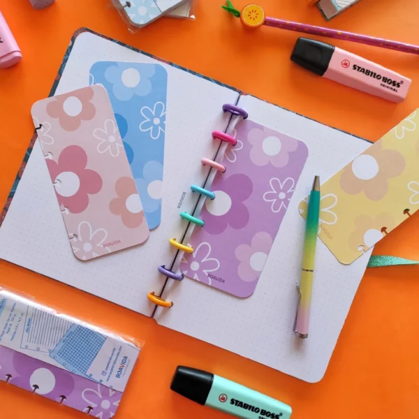 Mini Notas - "Flores de colores"