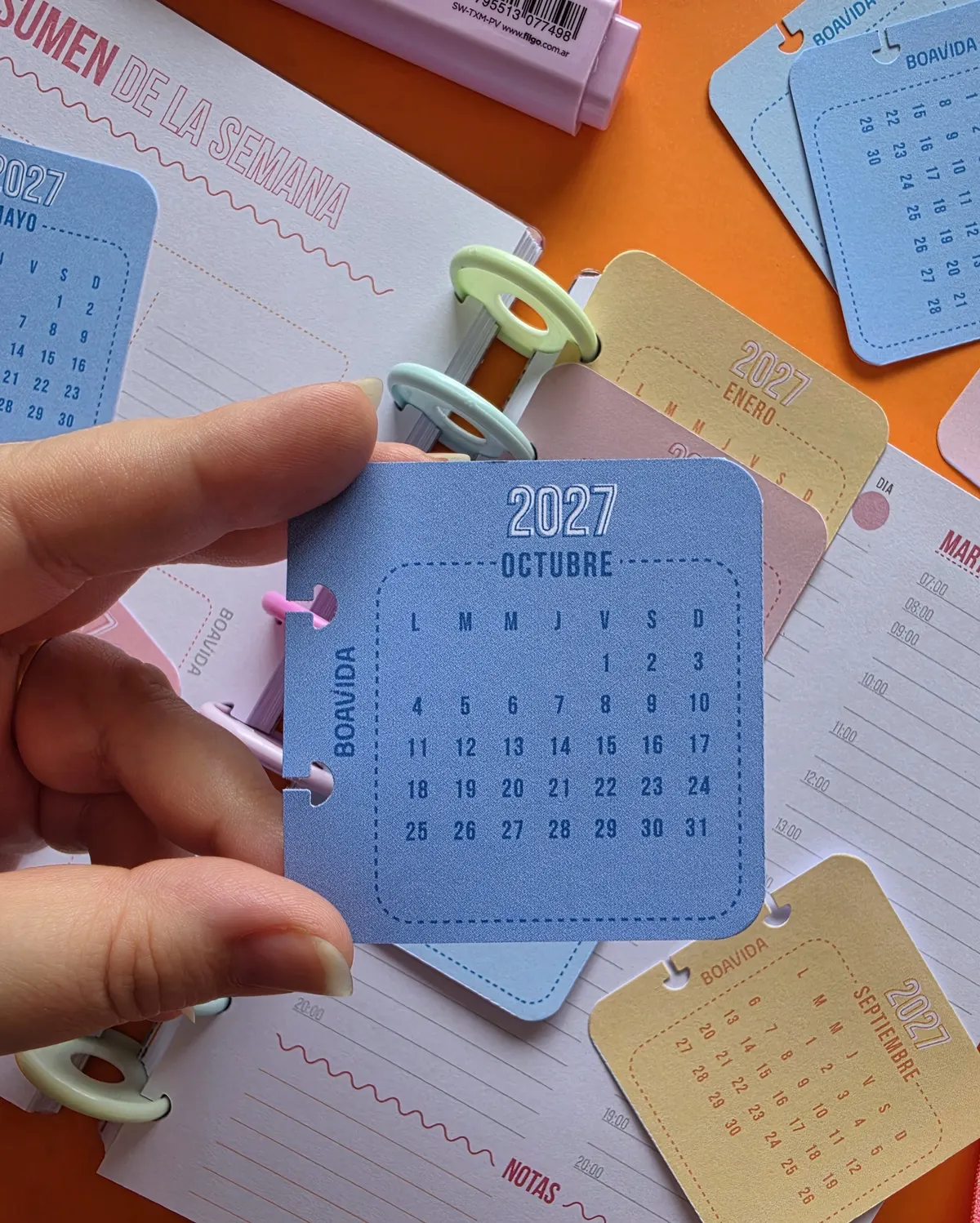 Mini Notas "Mi Calendario 2027"
