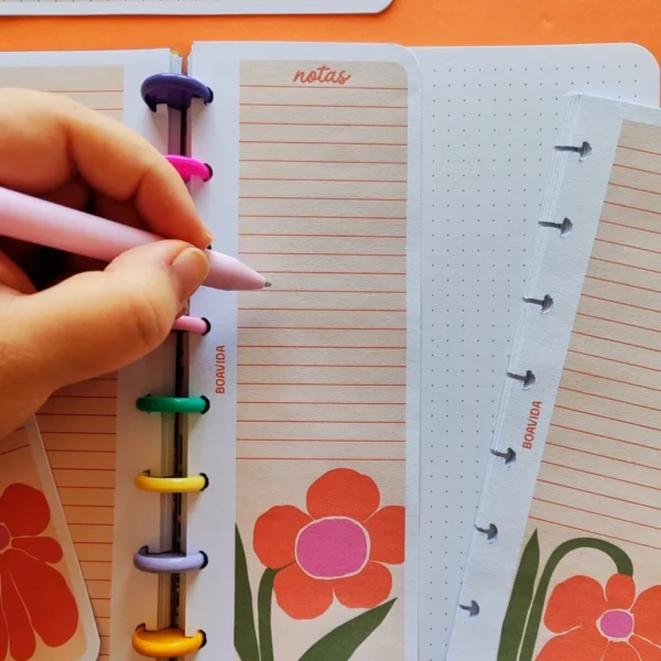 Mini Notas - "Rojo Bloom"