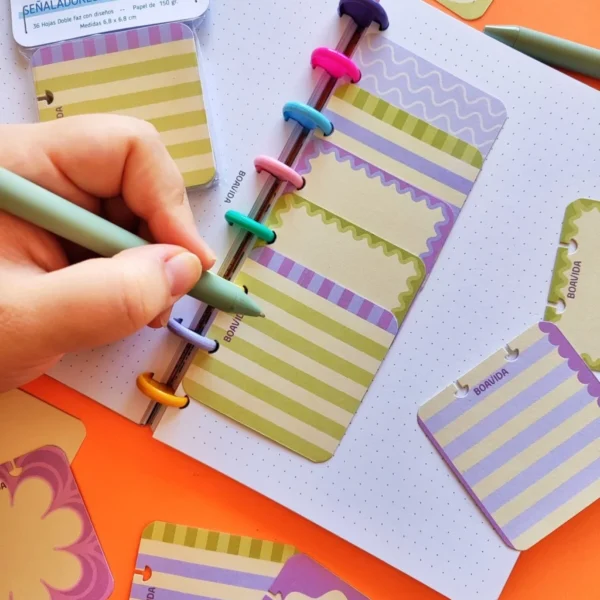 Mini Notas - "Violet-green"