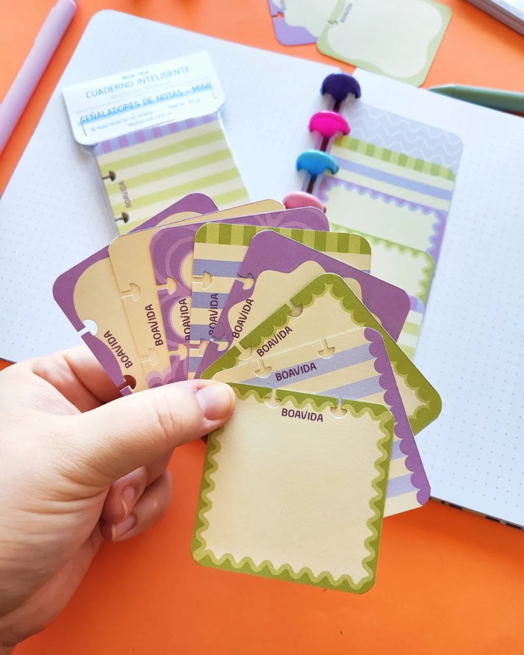 Mini Notas - "Violet-green"