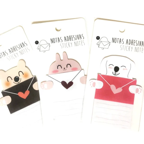 Notas adhesivas mensaje secreto