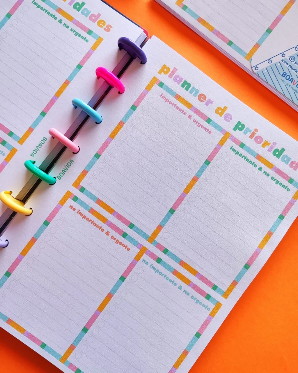 Planner A5 - Listas "Mis Prioridades"