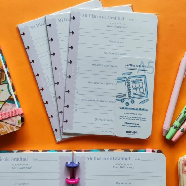 Planner A5 "Mi Diario de Gratitud"