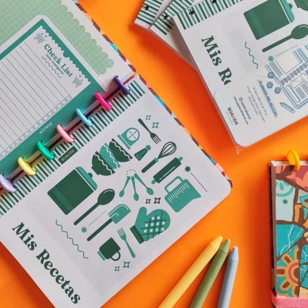 Planner A5 - "Mis Recetas"