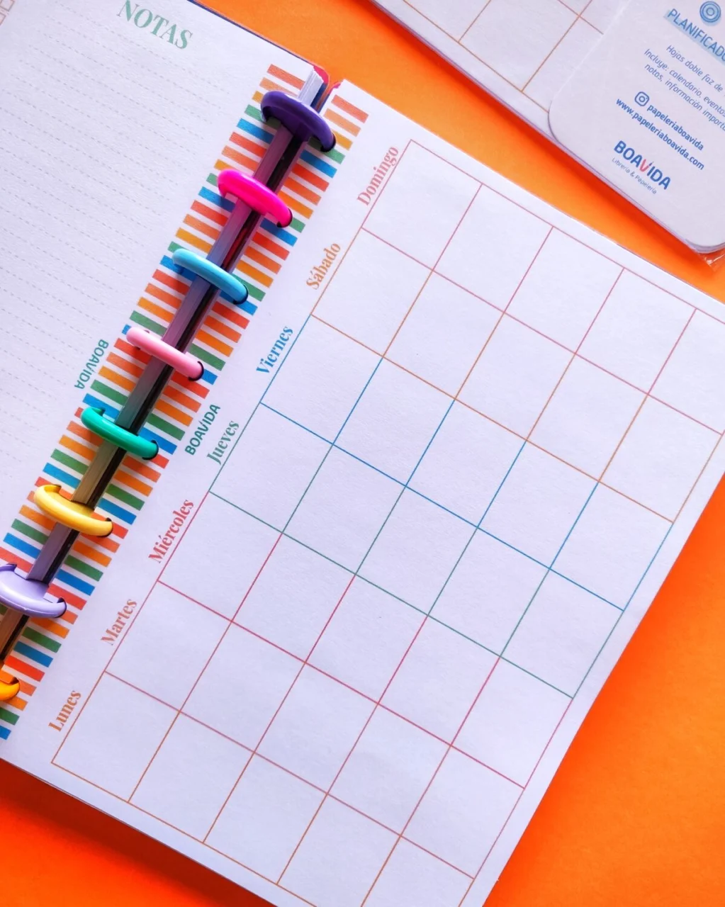 Planner Mensual A5 - "Arcoiris"