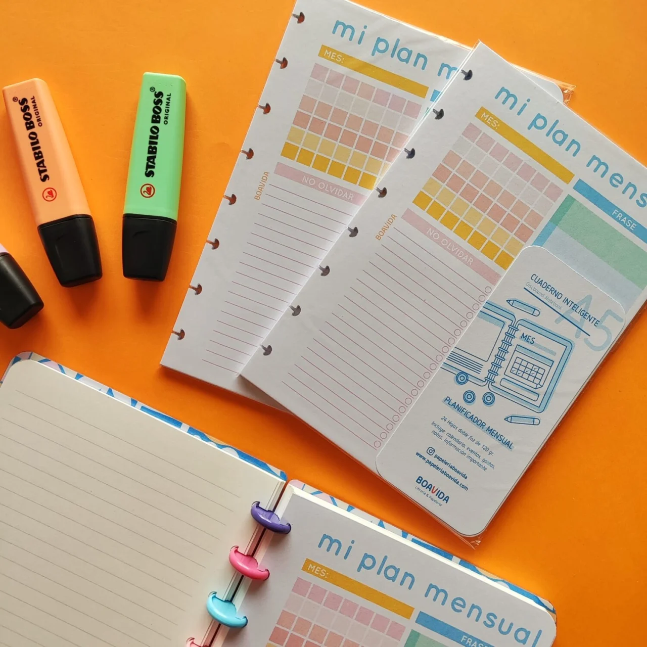 Planner Mensual A5 - "Pastelito"