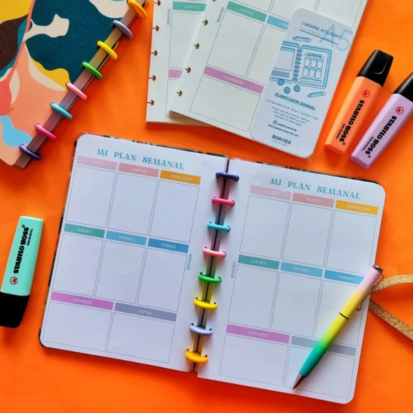 Planner Semanal A5 - "Mi plan semanal"