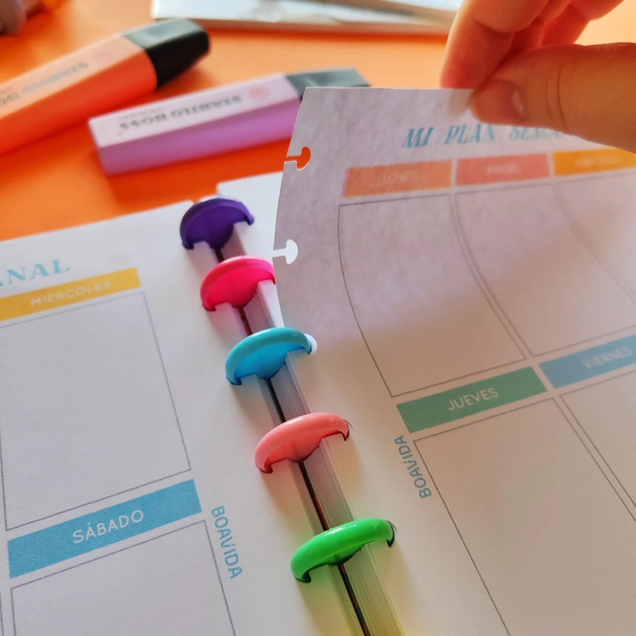 Planner Semanal A5 - "Mi plan semanal"