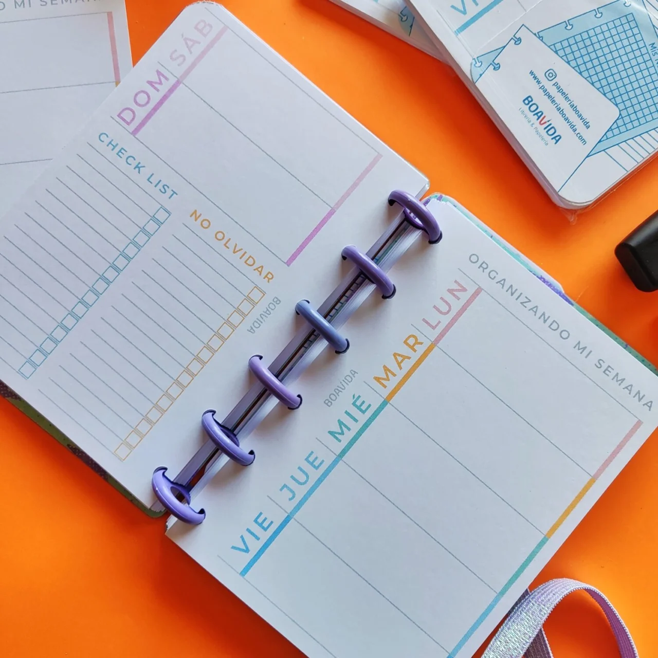 Planner Semanal A6 - "Tonos Dulces "