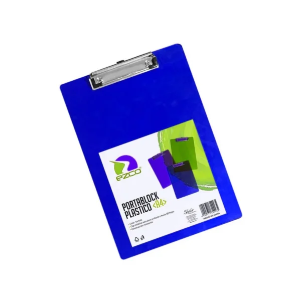 Portablock Azul Ezco A4