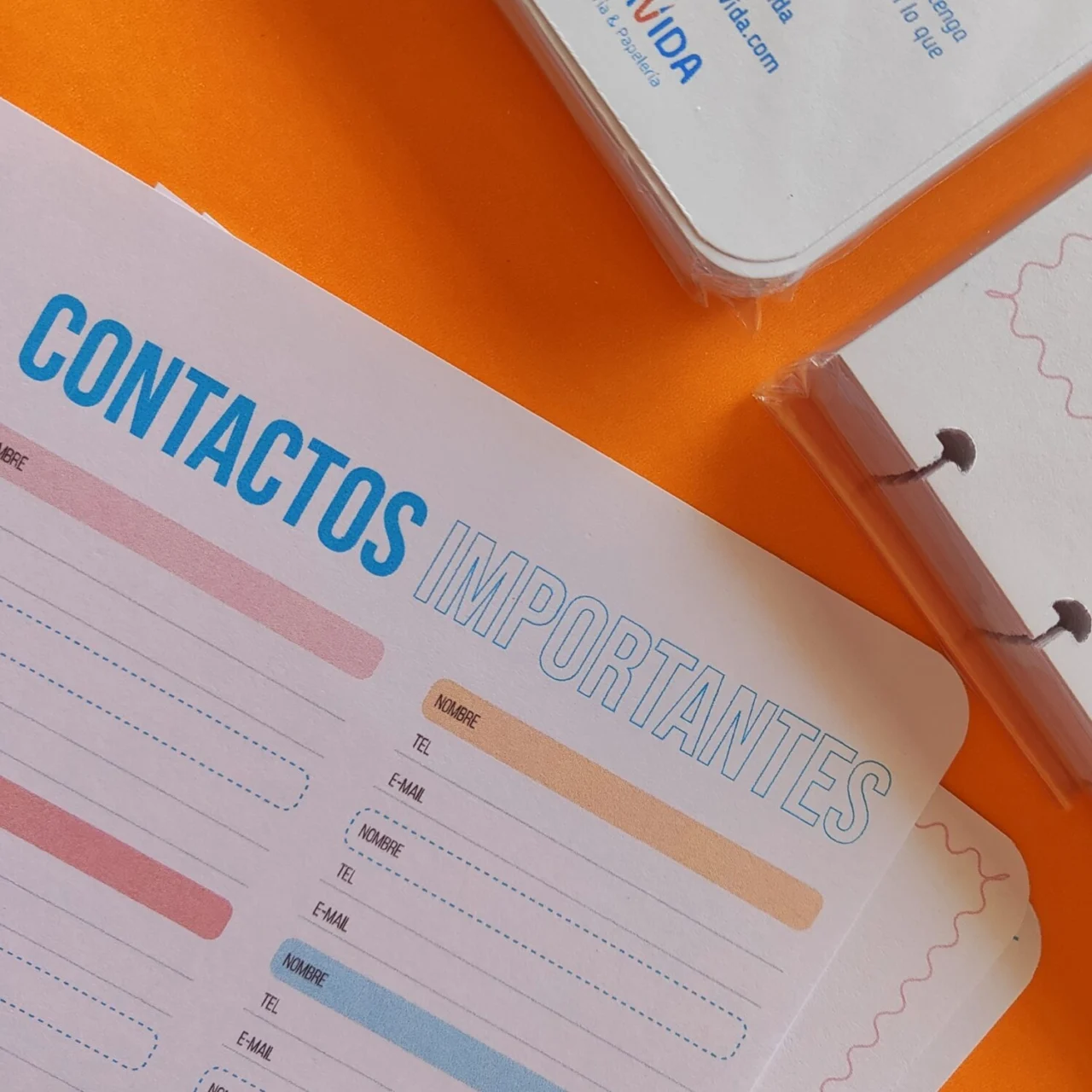 Repuesto para discos A5 - Agenda Semanal - Anual