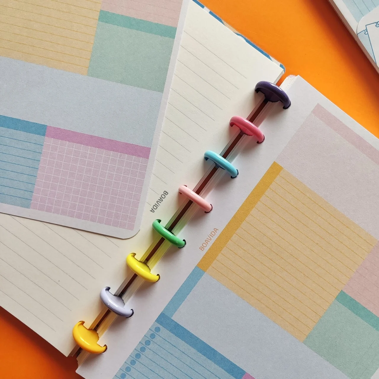 Repuesto para discos A5 - "Notas mix de colores"