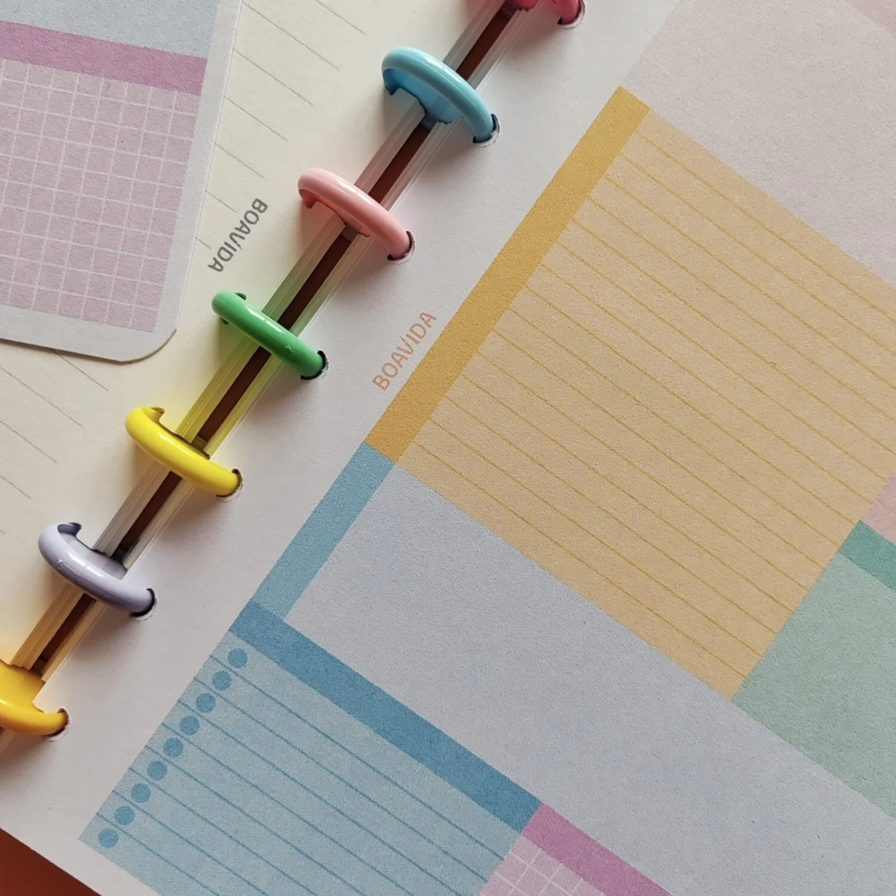 Repuesto para discos A5 - "Notas mix de colores"