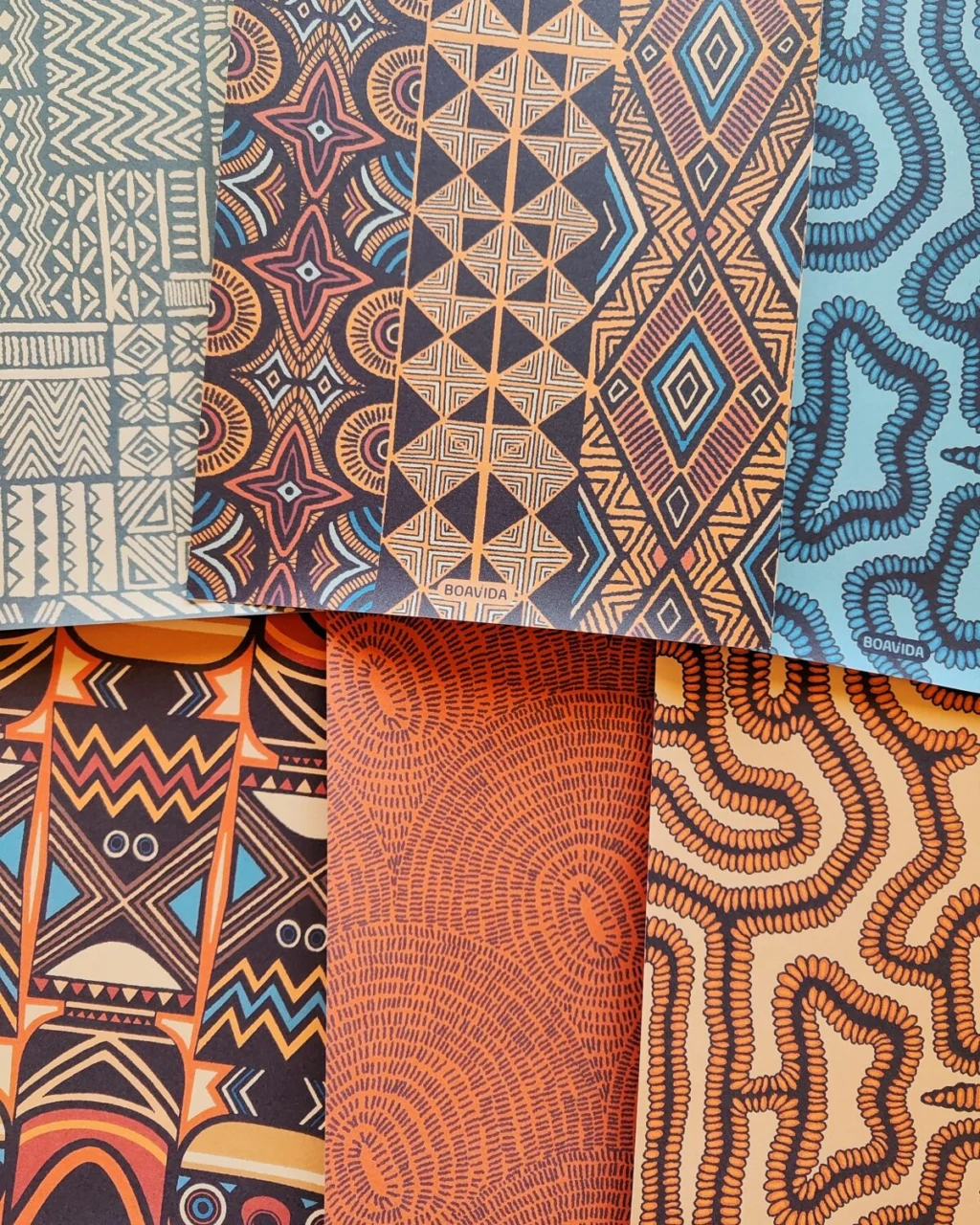 Set 40 papeles para Scrap - "Africa Mía"