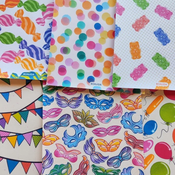 Set 40 papeles para Scrap - "Dulce celebración"