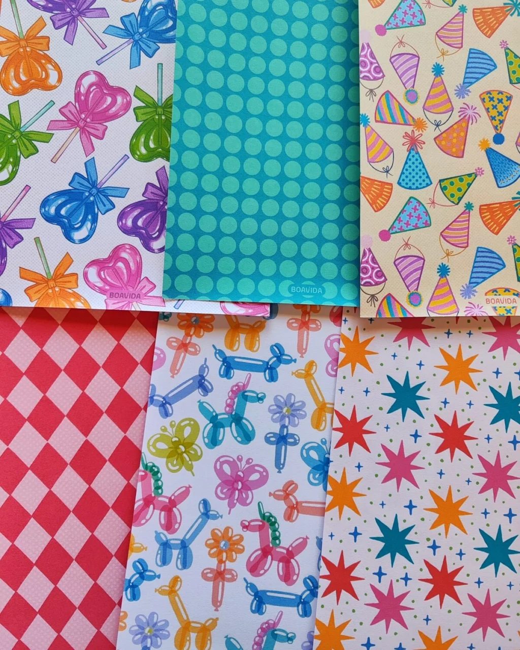 Set 40 papeles para Scrap - "Dulce celebración"