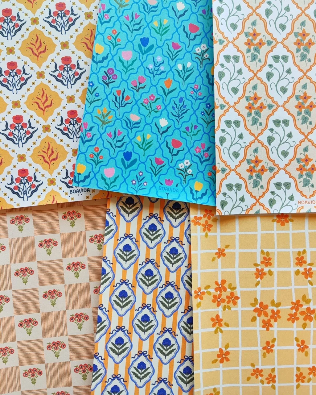 Set 40 papeles para Scrap - "Vintage Romance"