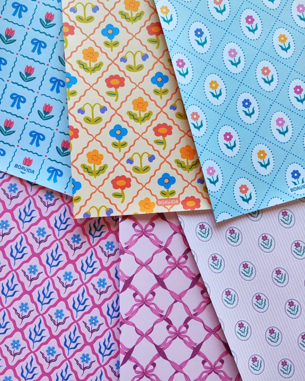 Set 40 papeles para Scrap - "Vintage Romance"