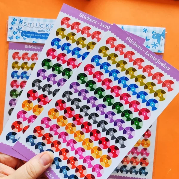 Sticker Círculos "Lentejuelas "