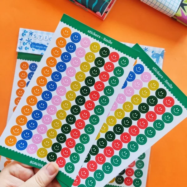 Sticker Círculos "Smile "