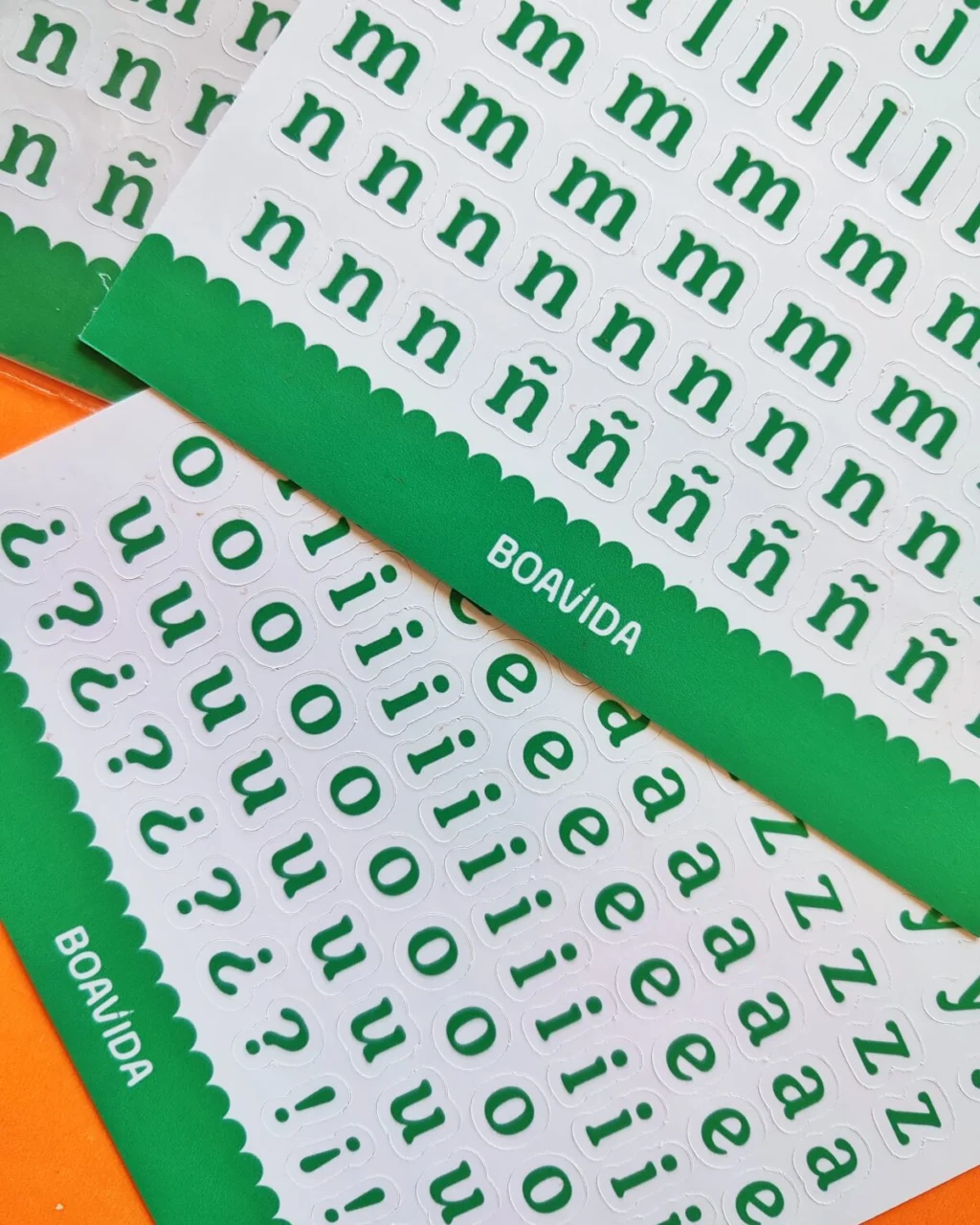 Sticker "De la idea a la letra" - Letras de 5 mm verde oscuro