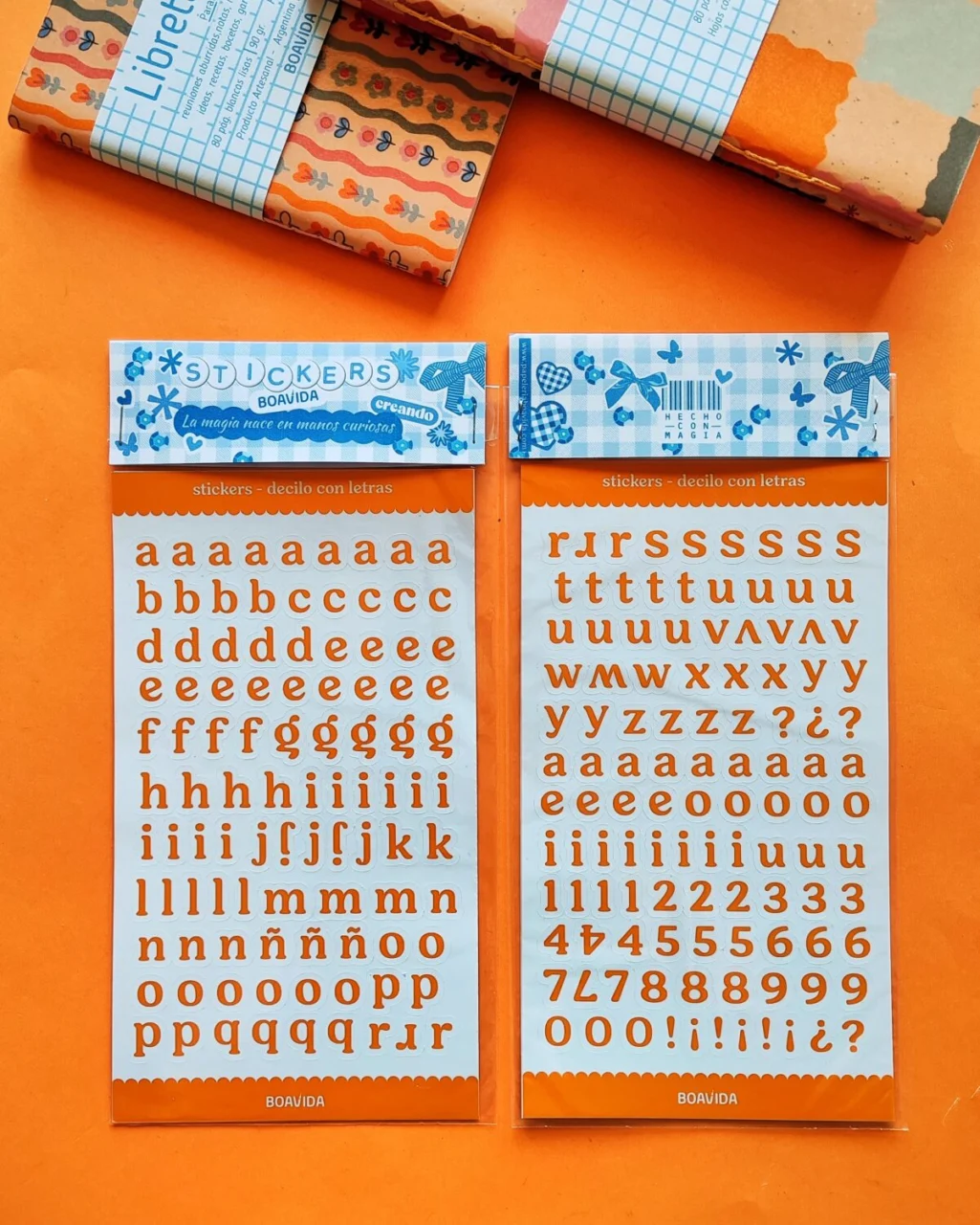 Sticker "Decilo Con Letras "- Letras de 1 cm amarillo