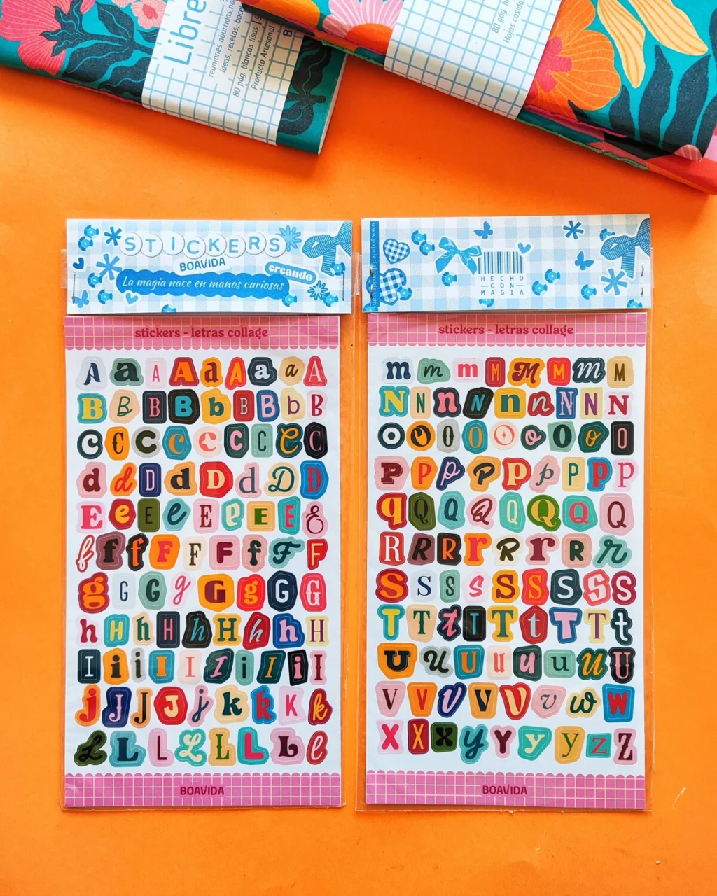 Sticker "Letras collage" - Chispas de Color