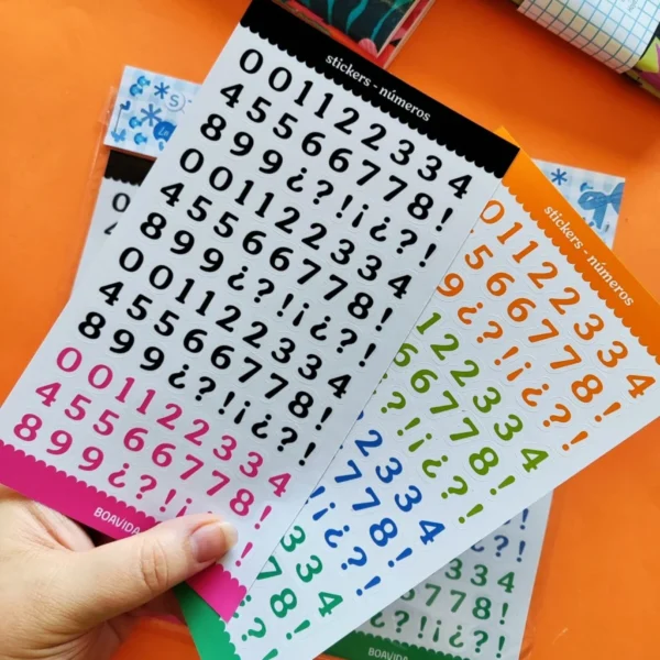Sticker "números" - 1 cm