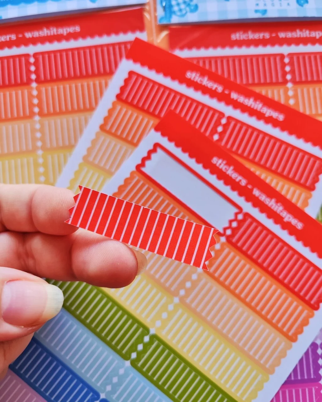 Sticker Washitape - Rinbow Rayado