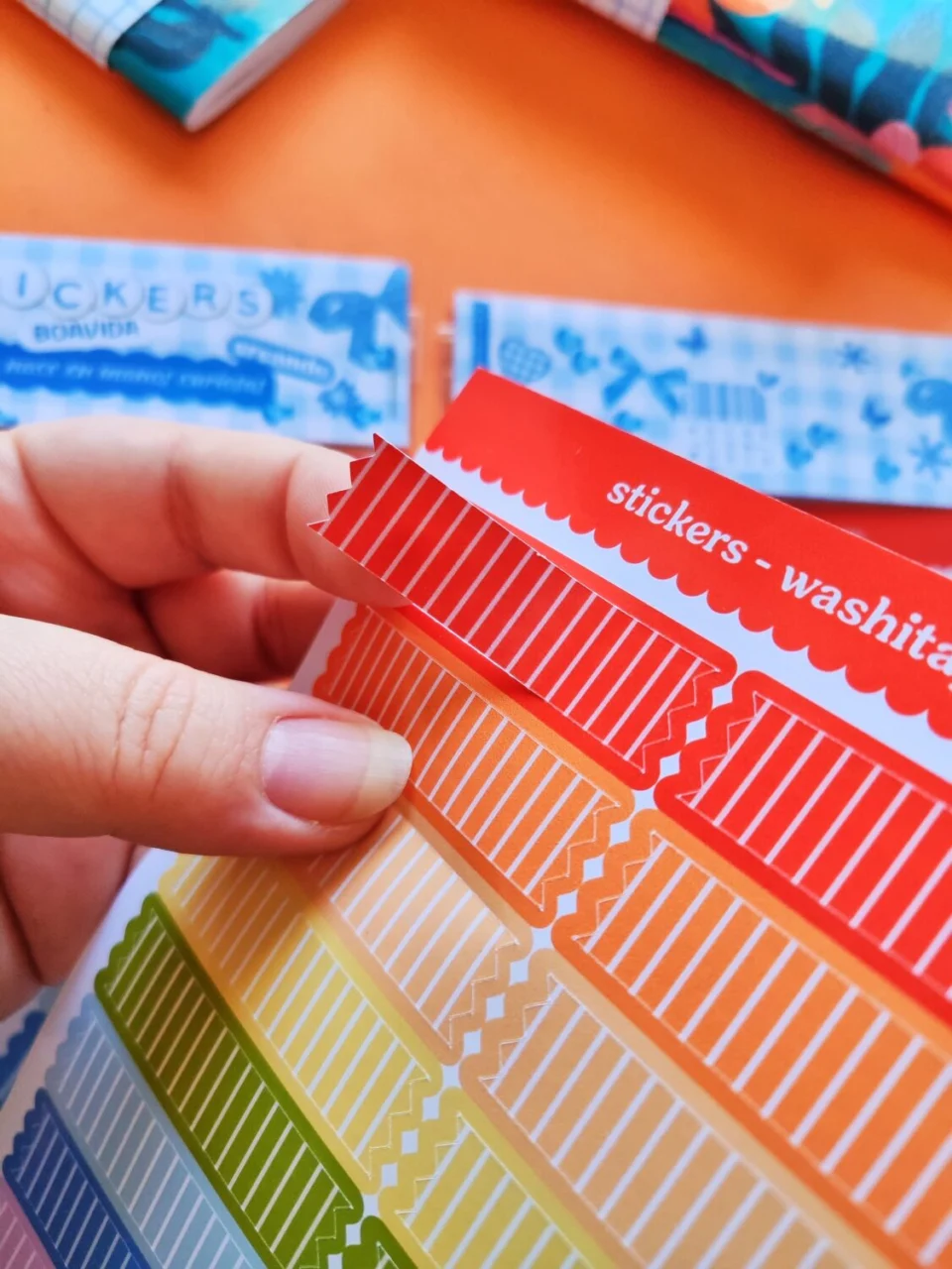 Sticker Washitape - Rinbow Rayado