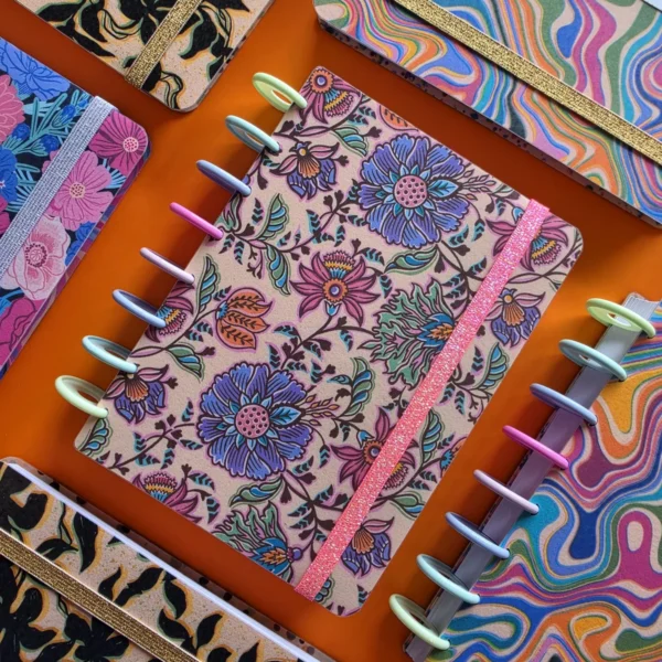 Agenda Con Discos Diaria A5 "Jardín Oriental"